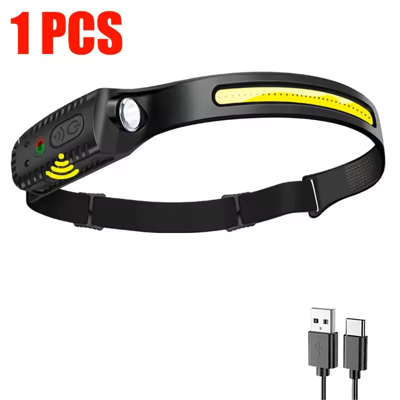 USB Rechargeable LED Sensor Headlamp