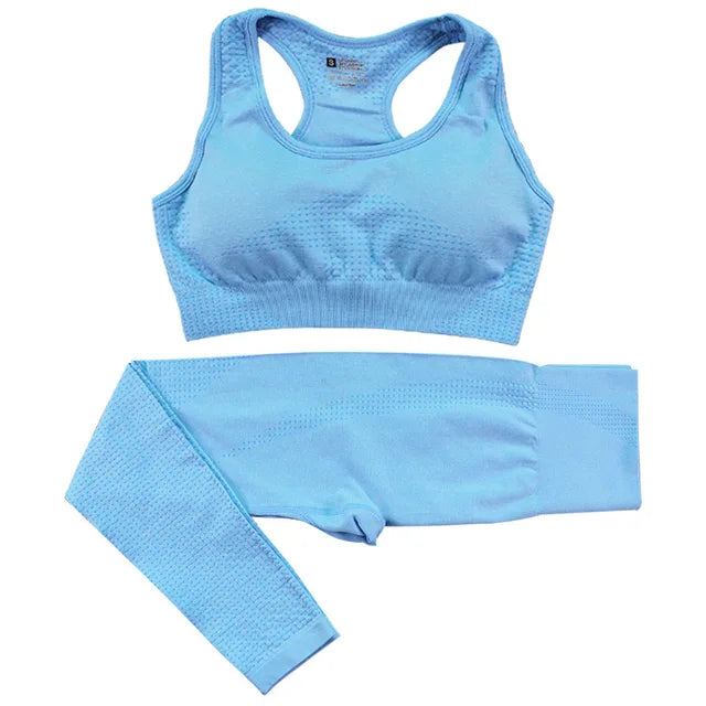 Seamless Women Yoga Set Workout Sportswear