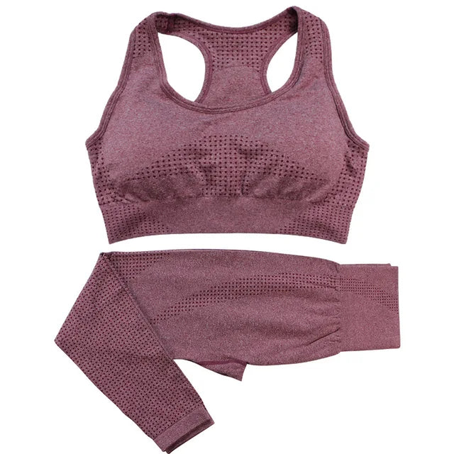 Seamless Women Yoga Set Workout Sportswear