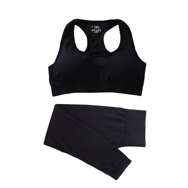 Seamless Women Yoga Set Workout Sportswear