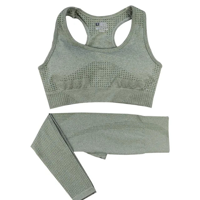 Seamless Women Yoga Set Workout Sportswear