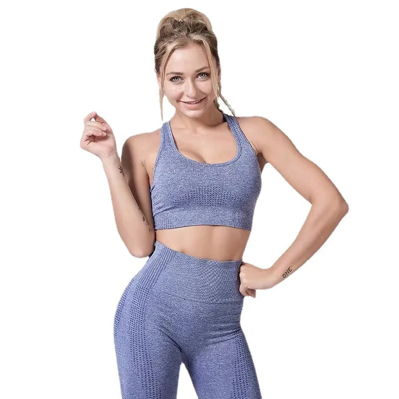 Seamless Women Yoga Set Workout Sportswear